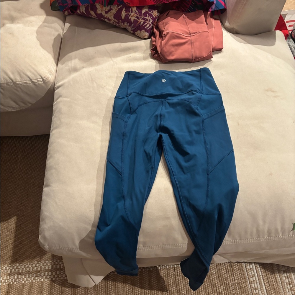 lululemon athletica Blue Leggings
